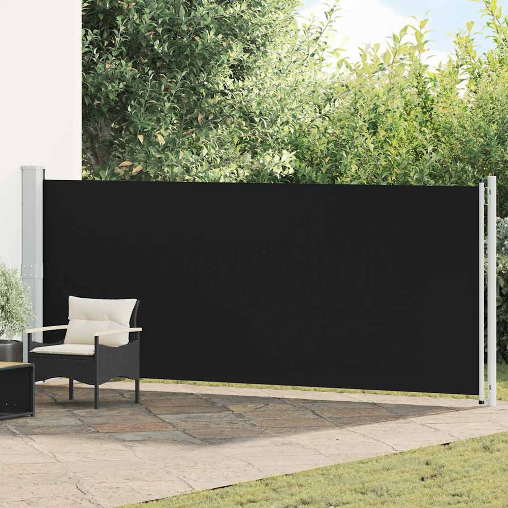 Store latéral rétractable vidaXL 600x160 cm Noir