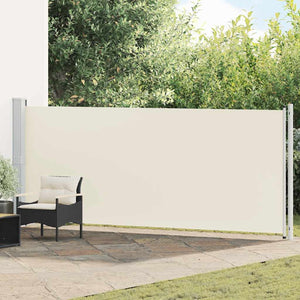 Seitenmarkise Ausziehbar 600x160 cm Creme