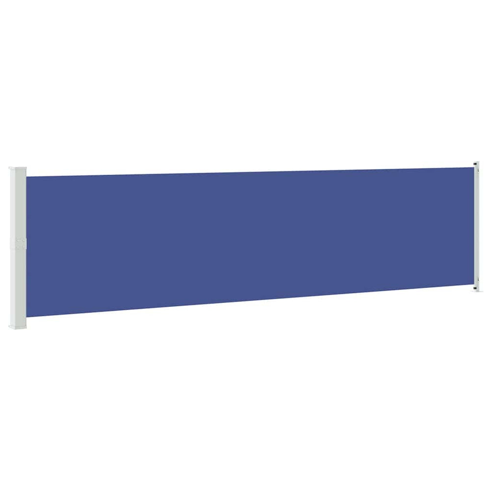 vidaXL Store latéral rétractable 600x160 cm Bleu