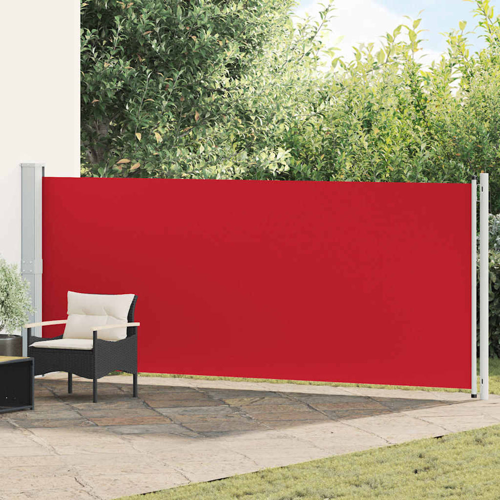 Store latéral vidaXL rétractable 600x160 cm Rouge