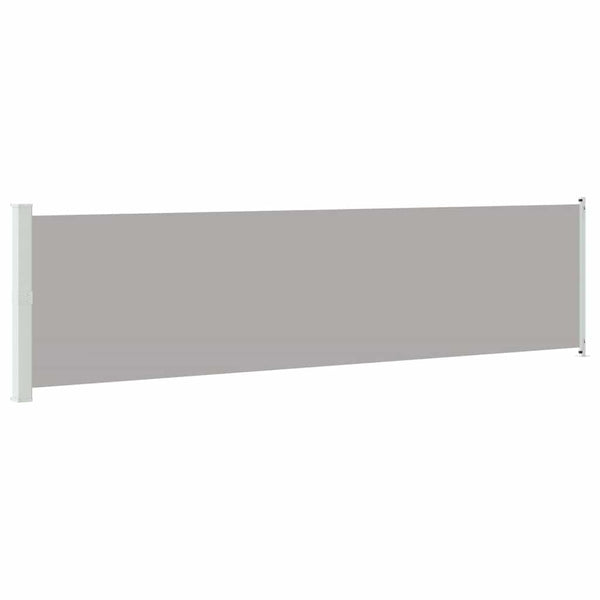 Seitenmarkise Ausziehbar 600x160 cm Grau