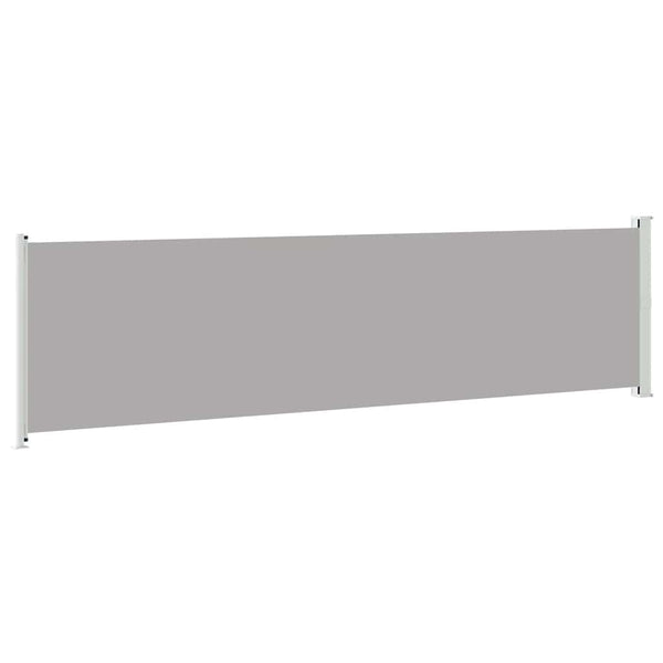 Seitenmarkise Ausziehbar 600x160 cm Grau