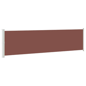 Seitenmarkise Ausziehbar 600x160 cm Braun