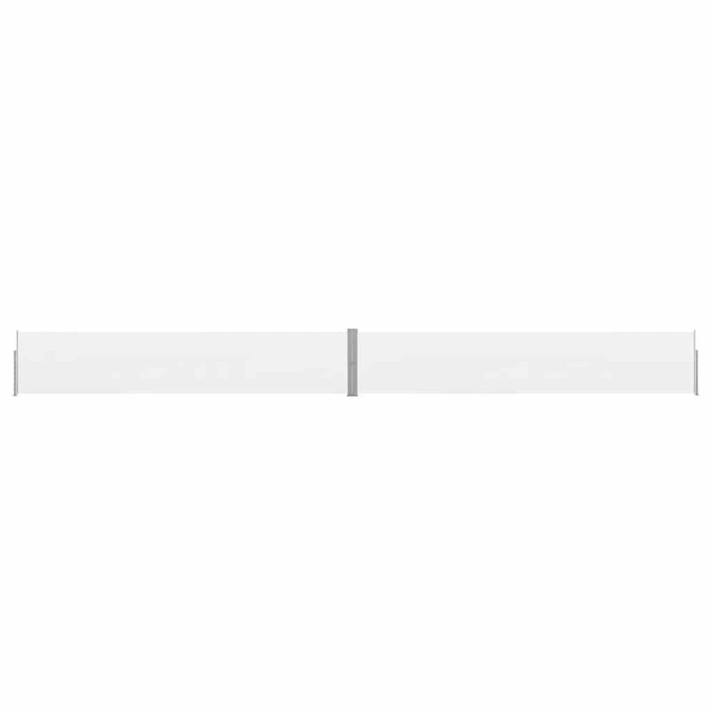 vidaXL Auvent latéral rétractable 140x1200 cm Crème