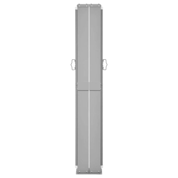 Ausziehbare Seitenmarkise 140x1200 cm Creme