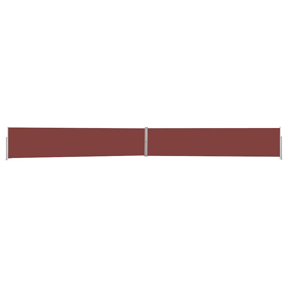 vidaXL Store latéral rétractable 140x1200 cm Marron