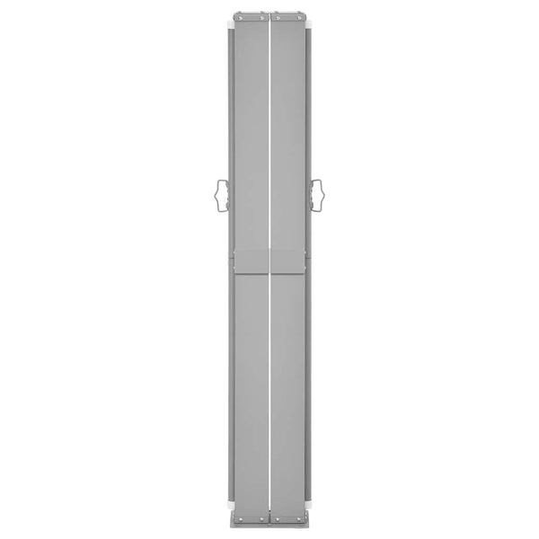 Ausziehbare Seitenmarkise 140x1200 cm Braun