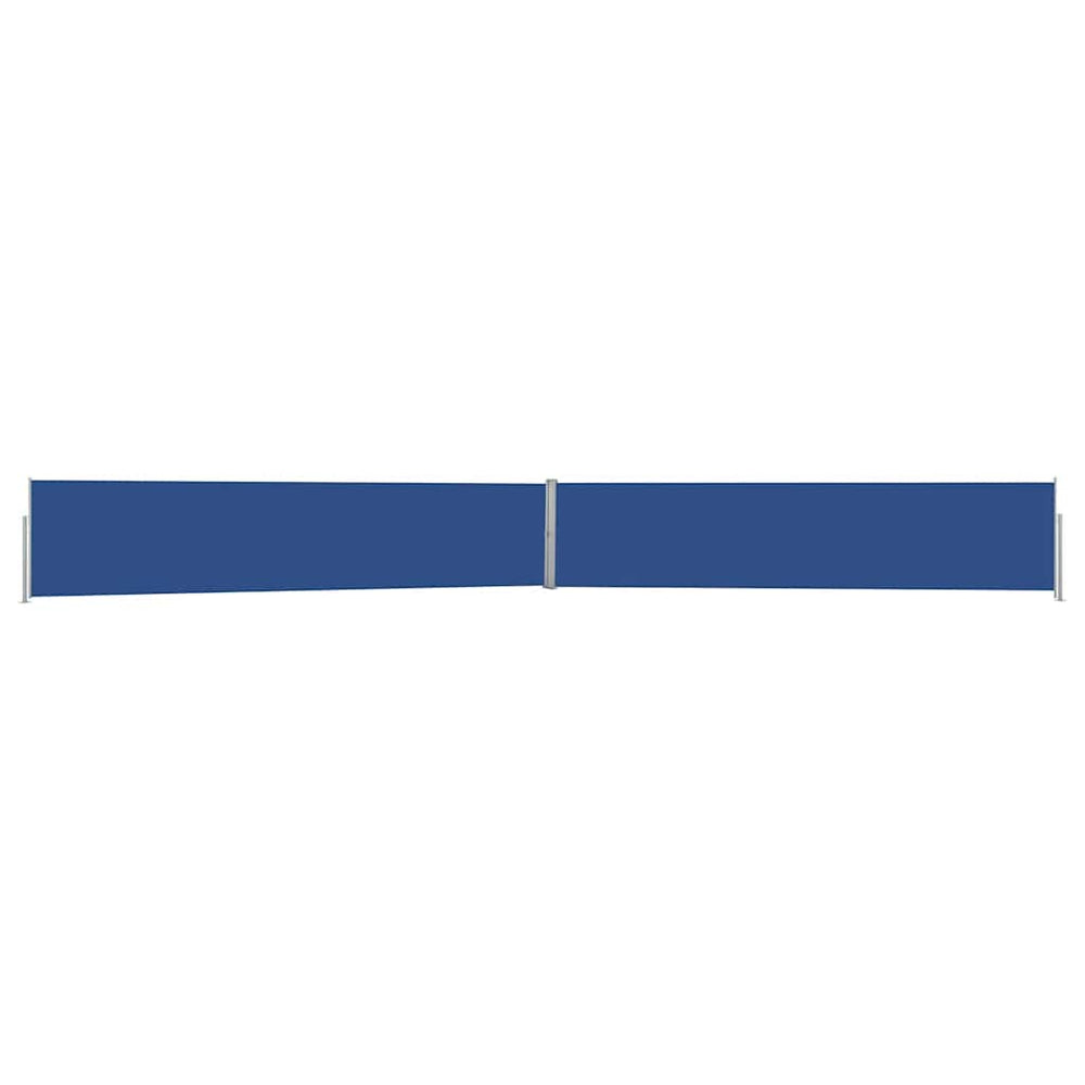 vidaXL Auvent latéral rétractable 140x1200 cm Bleu
