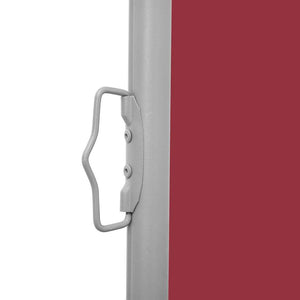 Ausziehbare Seitenmarkise 140x1200 cm Rot
