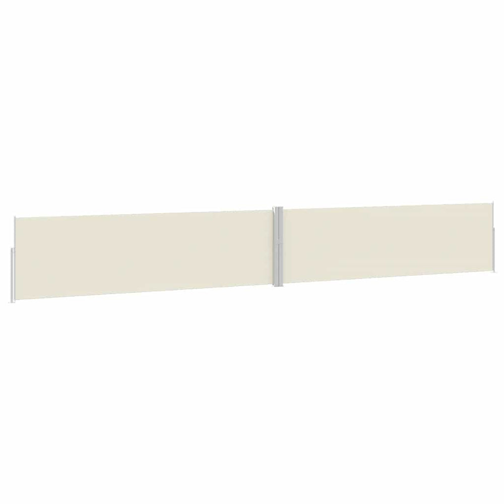 vidaXL Store latéral rétractable 170x1200 cm Crème