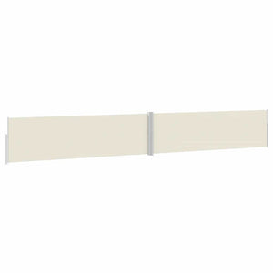 Ausziehbare Seitenmarkise 170x1200 cm Creme