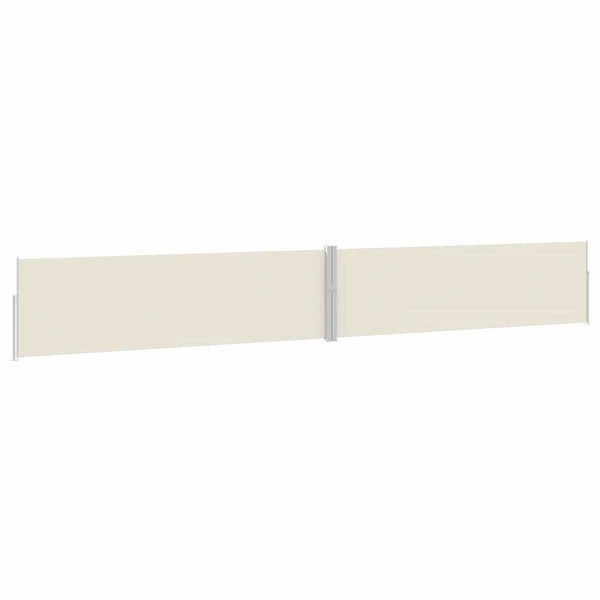 Ausziehbare Seitenmarkise 170x1200 cm Creme