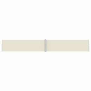 Ausziehbare Seitenmarkise 170x1200 cm Creme