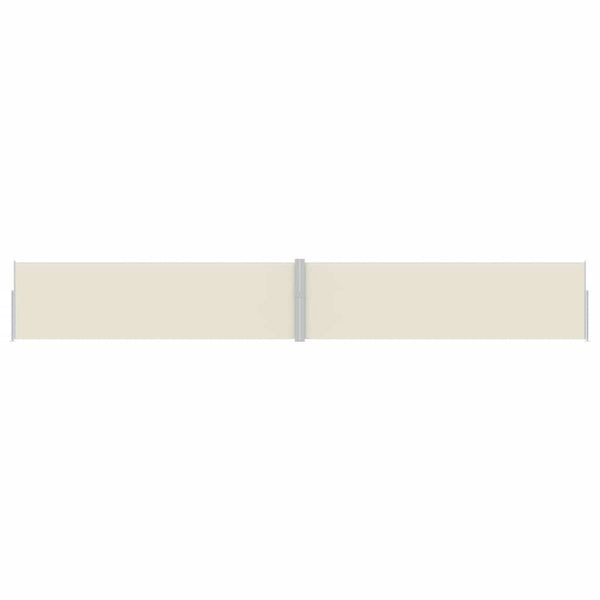 Ausziehbare Seitenmarkise 170x1200 cm Creme