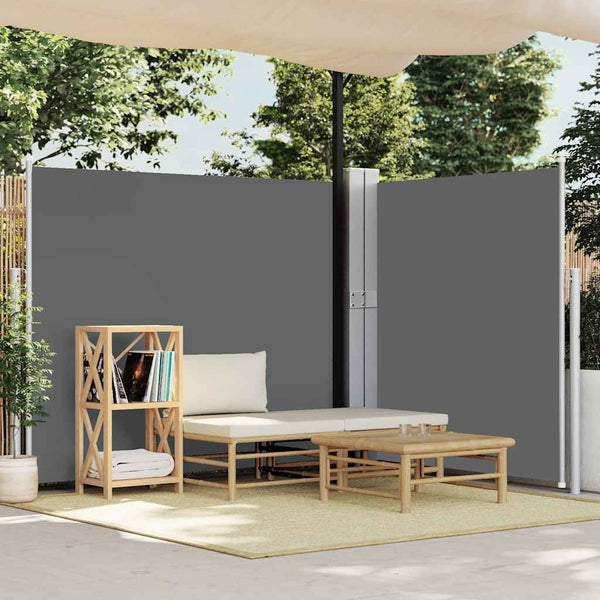 Ausziehbare Seitenmarkise 170x1200 cm Anthrazit
