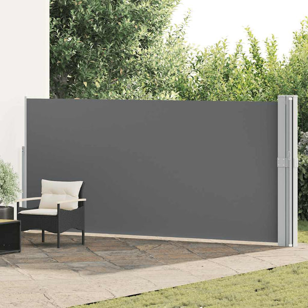 Ausziehbare Seitenmarkise 170x1200 cm Anthrazit