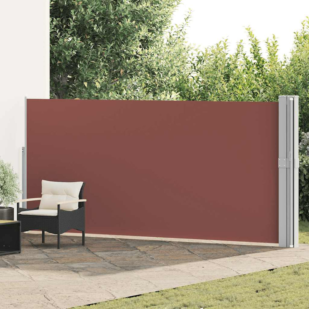 vidaXL Store latéral rétractable 170x1200 cm Marron