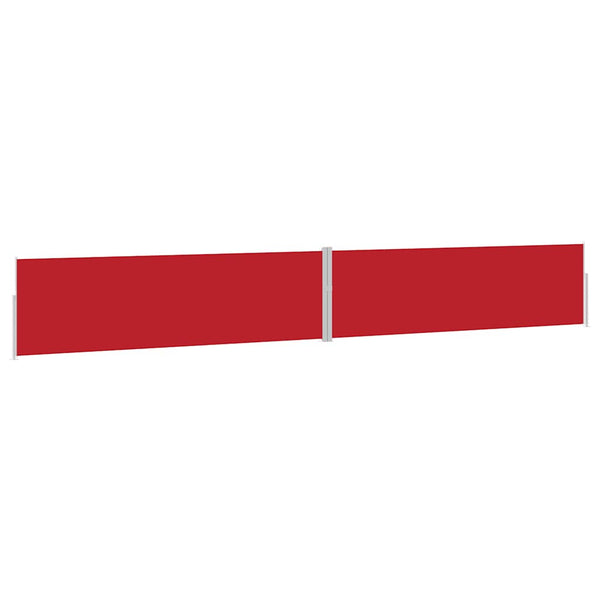 Ausziehbare Seitenmarkise 170x1200 cm Rot