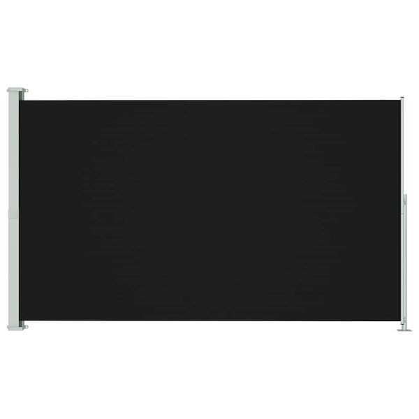 Seitenmarkise Ausziehbar 180x300 cm Schwarz