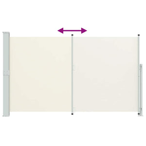 Seitenmarkise Ausziehbar 180x300 cm Creme