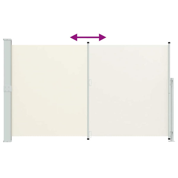 Seitenmarkise Ausziehbar 180x300 cm Creme