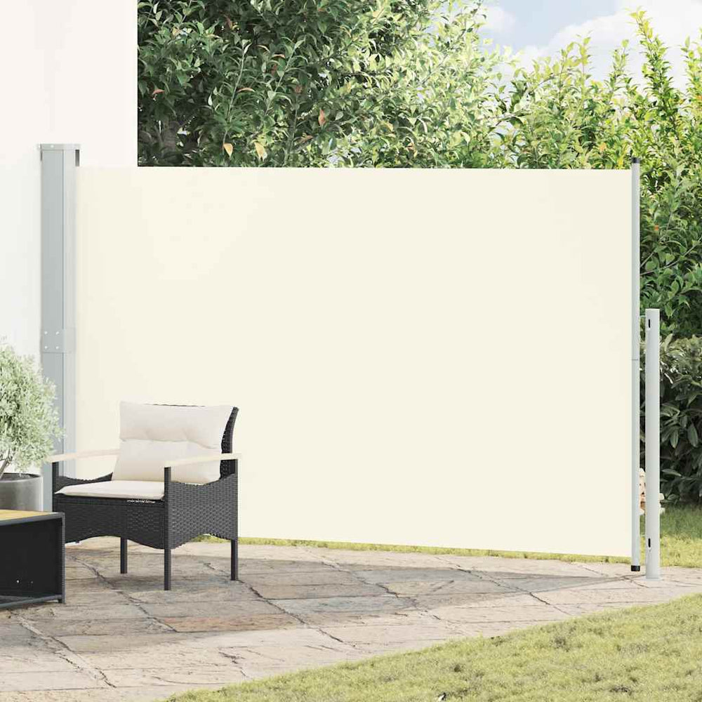 vidaXL Store latéral rétractable 180x300 cm Crème