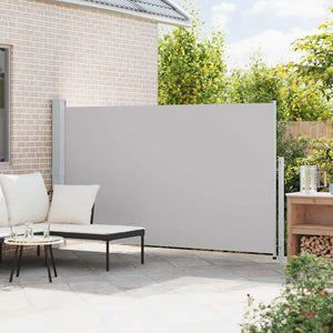 Seitenmarkise Ausziehbar 180x300 cm Grau
