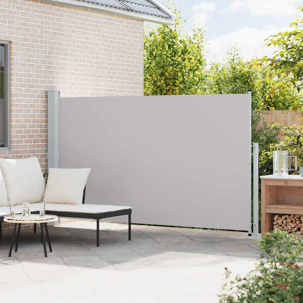 Seitenmarkise Ausziehbar 180x300 cm Grau