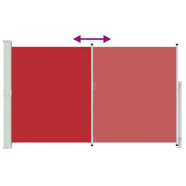 Seitenmarkise Ausziehbar 180x300 cm Rot