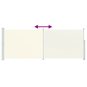 Seitenmarkise Ausziehbar 180x500 cm Creme