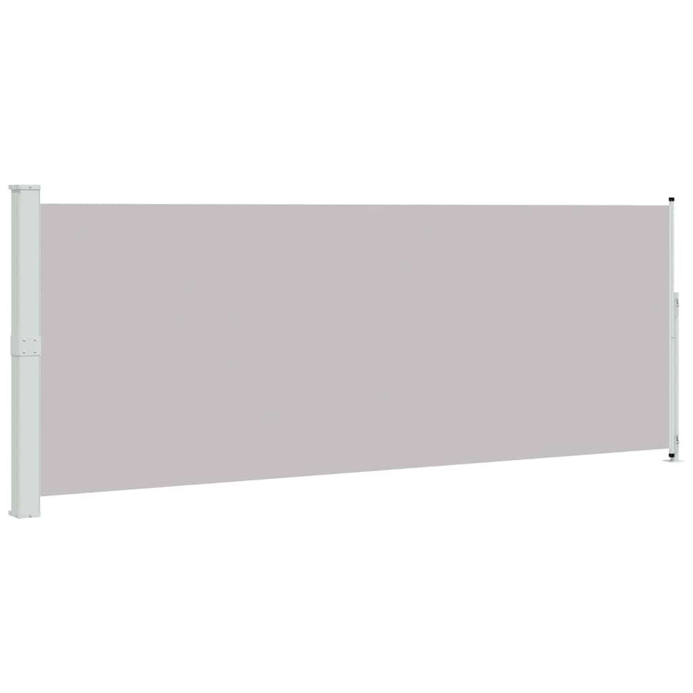 vidaXL Store latéral rétractable 180x500 cm Gris