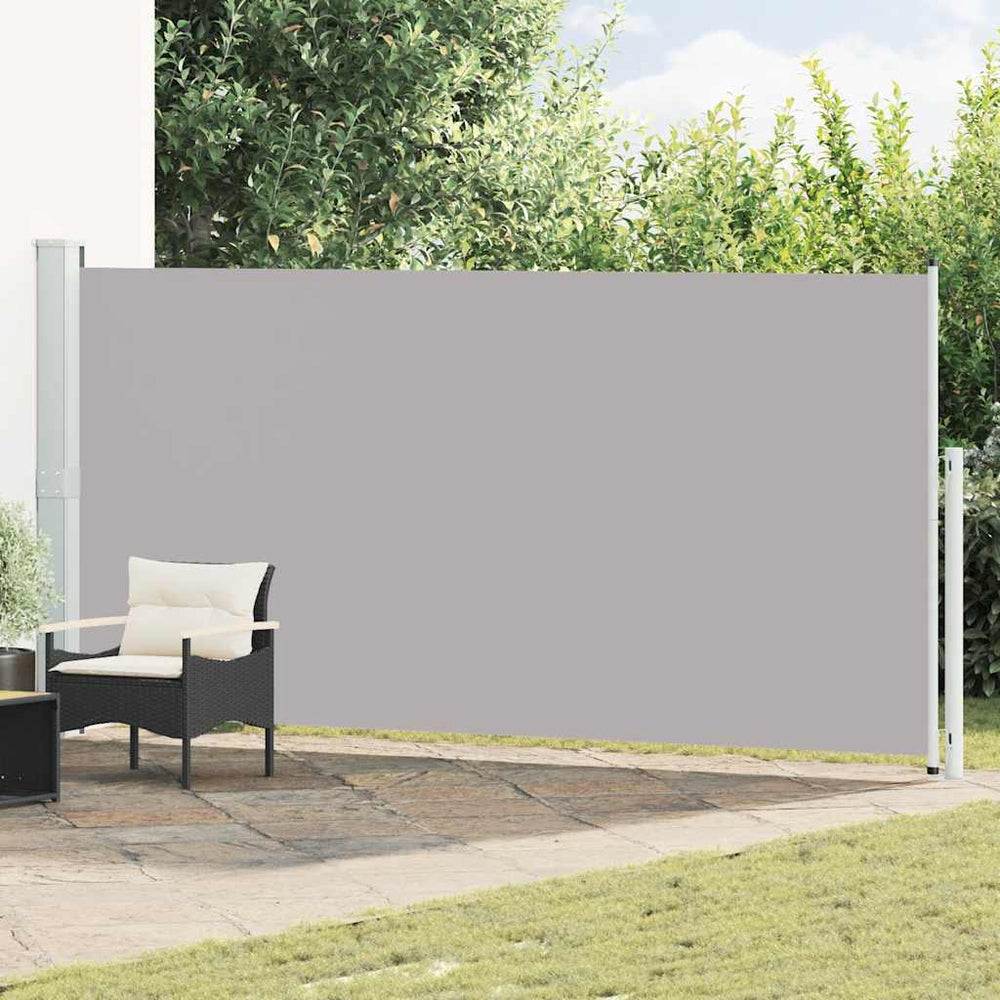 vidaXL Store latéral rétractable 180x500 cm Gris