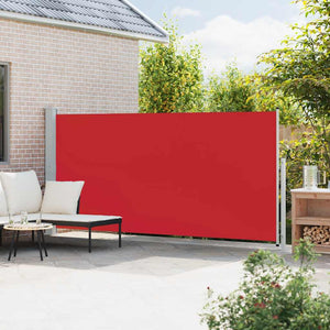 Seitenmarkise Ausziehbar 180x500 cm Rot