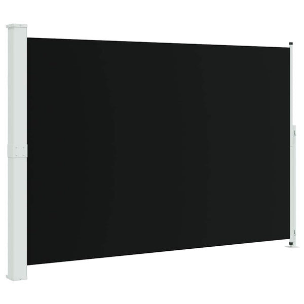 Seitenmarkise Ausziehbar 200x300 cm Schwarz