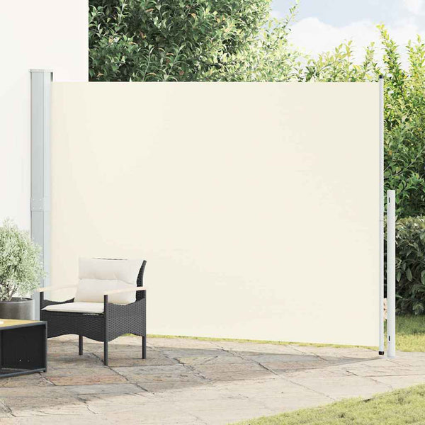 Seitenmarkise Ausziehbar 200x300 cm Creme