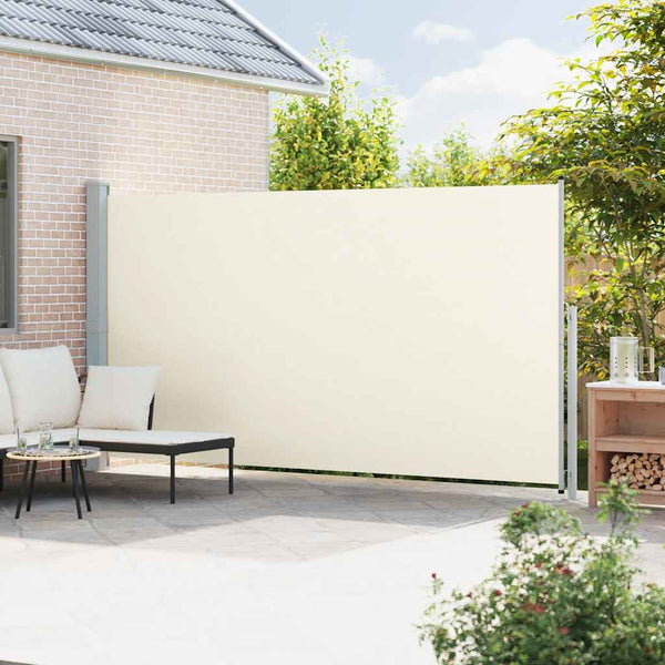 Seitenmarkise Ausziehbar 200x500 cm Creme