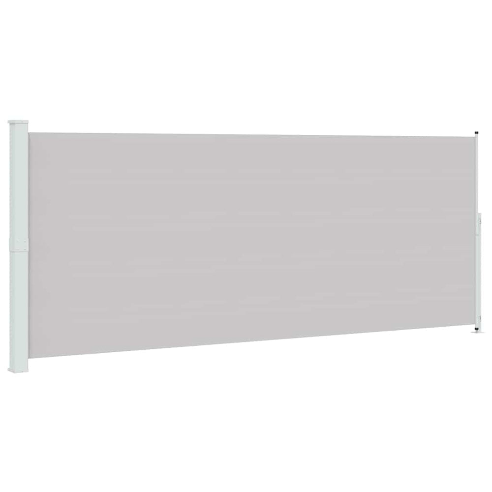 Seitenmarkise Ausziehbar 200x500 cm Grau