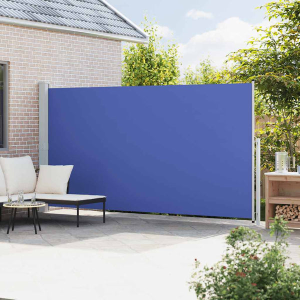 Seitenmarkise Ausziehbar 200x500 cm Blau