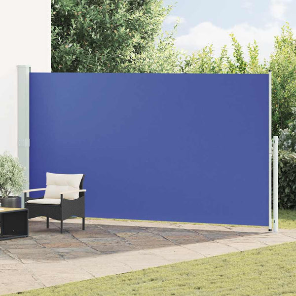Seitenmarkise Ausziehbar 200x500 cm Blau