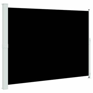 Seitenmarkise Ausziehbar 220x300 cm Schwarz