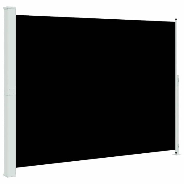 Seitenmarkise Ausziehbar 220x300 cm Schwarz