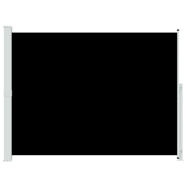 Seitenmarkise Ausziehbar 220x300 cm Schwarz