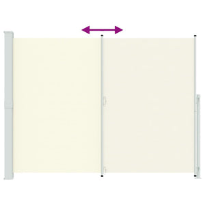 Seitenmarkise Ausziehbar 220x300 cm Creme