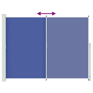 Seitenmarkise Ausziehbar 220x300 cm Blau