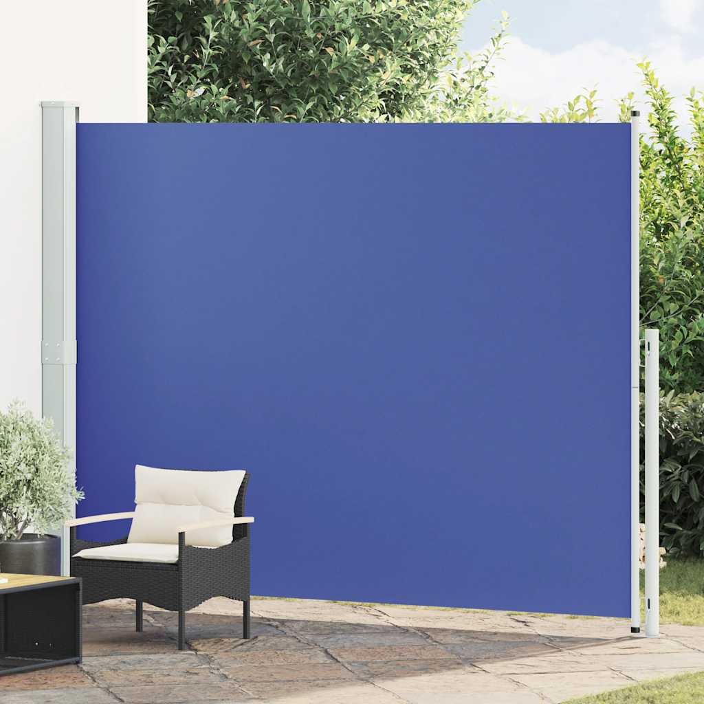 Seitenmarkise Ausziehbar 220x300 cm Blau