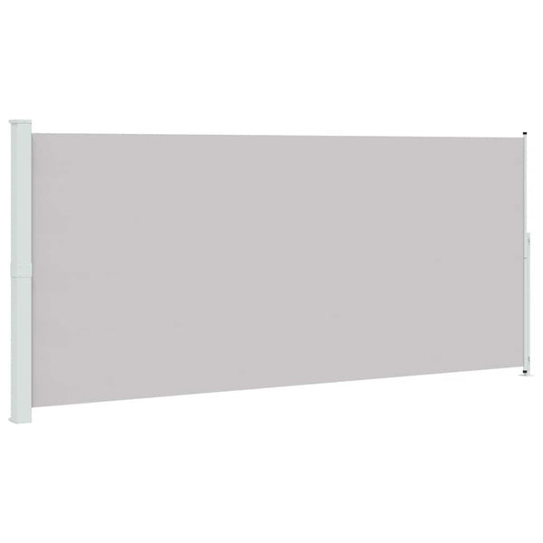 Seitenmarkise Ausziehbar 220x500 cm Grau