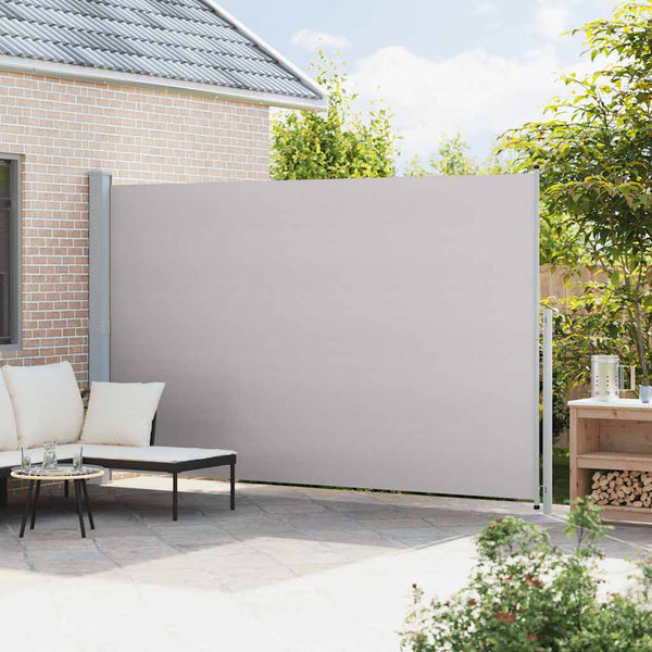 Seitenmarkise Ausziehbar 220x500 cm Grau