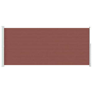 Seitenmarkise Ausziehbar 220x500 cm Braun