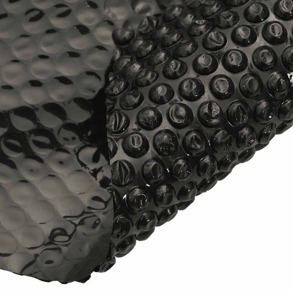 Rechteckige Poolabdeckung 1200x600 cm Schwarz