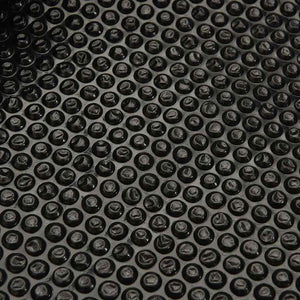 Rechteckige Poolabdeckung 1200x600 cm Schwarz